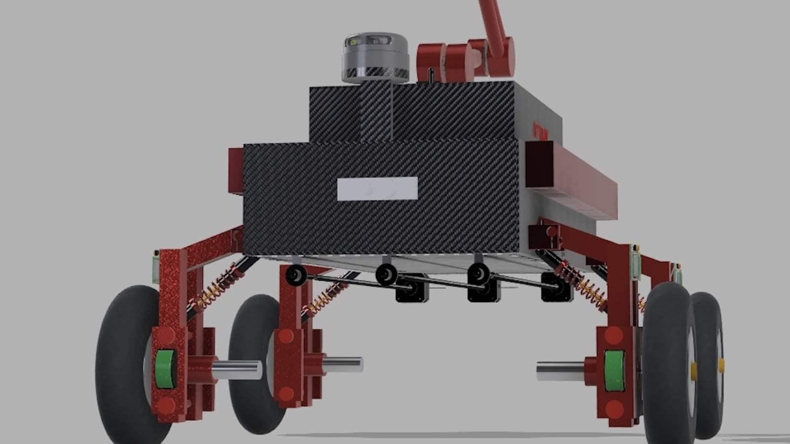 Andrew DeLuca's LR-2 Trojan rover.