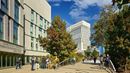 Image of the bridge near the Papadakis Integrated Sciences Building on Drexel's University City Campus.
